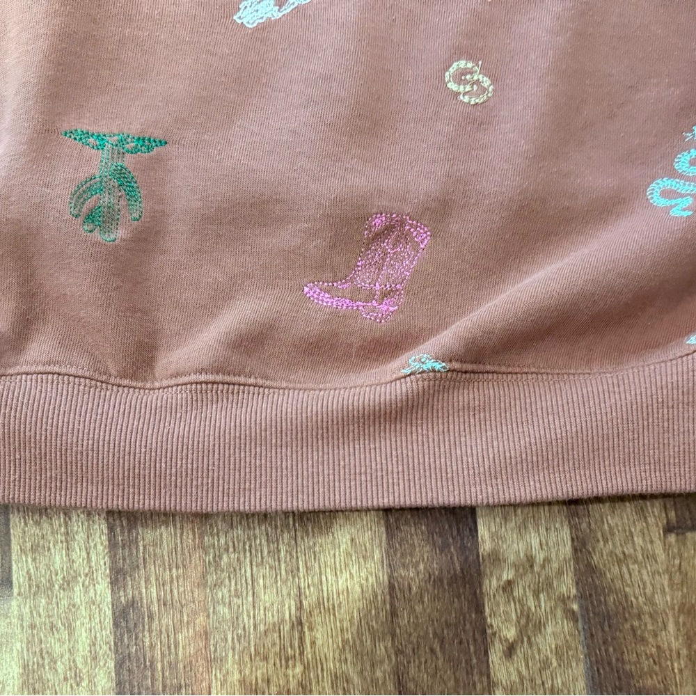 Sterling & Stitch Western Graphic Sweatshirt – Size Large, Gently Used - Picture 10 of 12